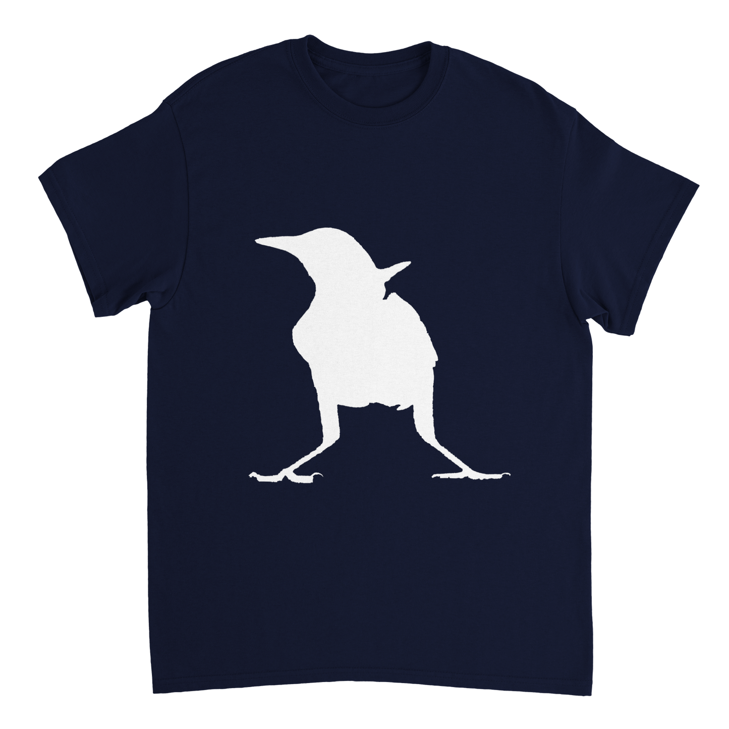 Black Bird in White Tees